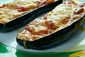 Berenjenas rellenas de bacalao